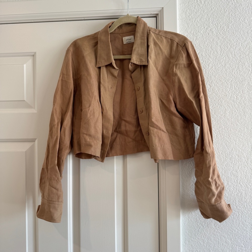 Aritzia Wilfred Proposal Linen Jacket